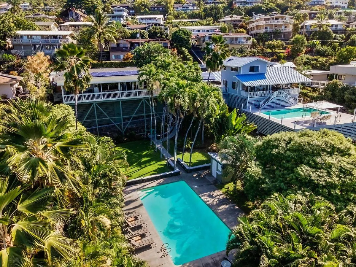 Tatil Evi Kona Sunset House At Walua Villa Kailua-Kona